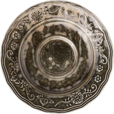 Produktbild von VERLO POEM WETLANDS Untertasse 12,5 cm – Kleine Untertasse in Dunkelgrün, Elegantes Modernes Design, Hochwertige Keramik, Ideal für Espressotassen und Kaffeetassen, Stilvolles Geschirr, Spülmaschinenfest