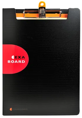 Produktbild von EXACOMPTA Klemmbrett Mappe Exaboard DIN A4 PP schwarz