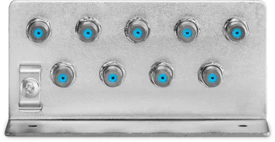 Produktbild von TechniSat Erdungswinkel 9 | Erdungswinkel mit 9 hochwertigen F-Doppelbuchsen