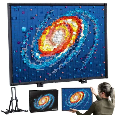 Productafbeelding van Melkweg-galaxie, mini bouwsteenmodel, kunstwerk, verjaardagsgeschenk, decoratie