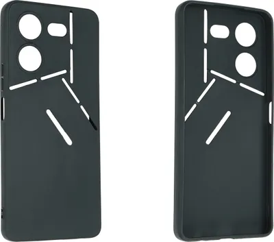 Obrázek produktu pro caseroxx ochranný kryt TPU kompatibilní s Tecno Pova 5 Pro, gumový obal na mobilní telefon černý