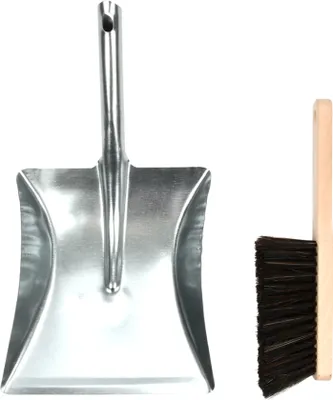Produktbild von Esschert Design Kehrschaufel und Kehrer aus Metall