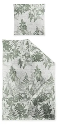 Produktbild von Irisette Seersucker Bettwäsche-Garnitur Easy 8649 Farbe grün Größe 135x200+80x80