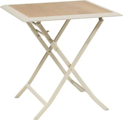 Produktbild von Gartentisch 2-sitzer azua klappbar beige 71x71cm - Hespéride