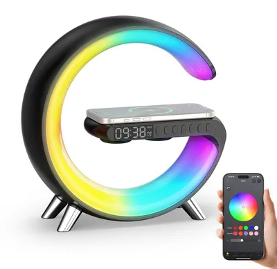 Productafbeelding van Intelligente Lichtwekker met Draadloze Oplader en Bluetooth-luidspreker