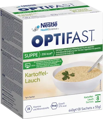 Obrázek produktu pro Optifast Polévka Bramborový pórek v prášku 8X55 g