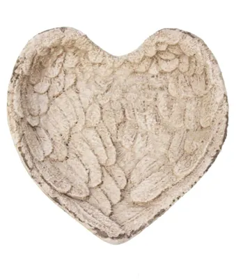 Produktbild von Meander Dekoschale Engelen vleugels, antiek Weiß 11x1x11cm