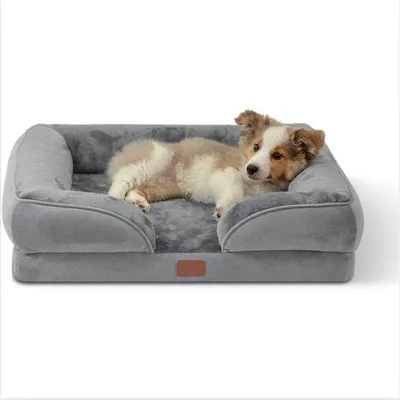 Immagine prodotto di Cuccia ortopedica per cani, panca ergonomica con imbottitura in schiuma a cellule chiuse, lavabile, antiscivolo, 71-106 cm