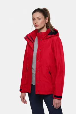 Produktbild von HAKRO 3-in-1 Activejacke Damen 253 rot, L