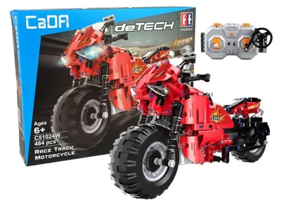 Produktbild von CADA Bausteinset Ferngesteuertes Motorrad 2,4 GHz 484 Teile