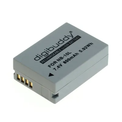 Produktbild von digibuddy Akku kompatibel zu Canon NB-10L Li-Ion