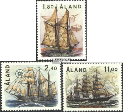 Produktbild von Briefmarken Finnland - Aland 1988 Mi 28-30 (kompl.Ausg.) postfrisch Segelschiffe