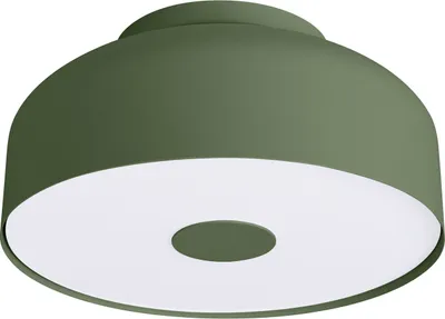 Produktbild von Plafond OMIQ olivgrün 4xE27 15W Stahl/PVC 15x30x30cm Sollux Lighting