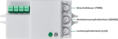 Produktbild von HF / Mikrowellen-Bewegungsmelder McShine LX-701C, 360°, 230V / 1.200W, weiß, LED geeignet