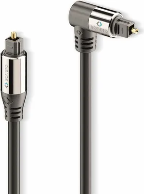 Obrázek produktu pro sonero S-OC110-010, Toslink, Samec, Toslink, Samec, 1 m, Černá