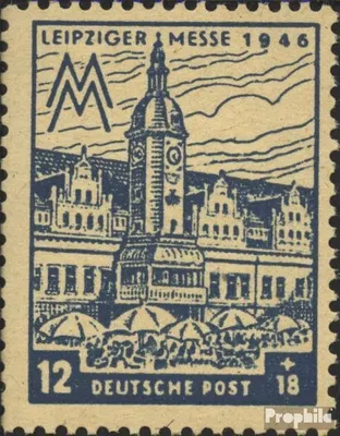 Produktbild von Briefmarken Sowjetische Zone (All.Bes.) 1946 Mi 163Z gestempelt Leipziger Messe