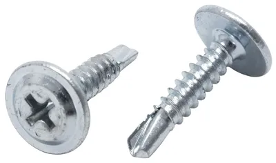 Produktbild von PROTEKTOR Blechschrauben Flachkopf, Kreuzschlitz 1000 Stück, 4,2 x 19mm Silber Trockenbau Schrauben, Montage Deckenprofile, Germany