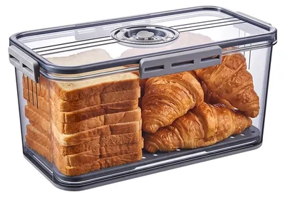 Imagen del producto de Caja de almacenamiento de pan con indicador de fecha