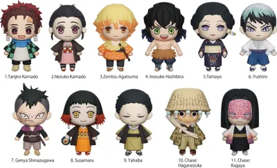 Produktbild von Demon Slayer: Kimetsu no Yaiba PVC-Taschenanhänger Series 3 Display (24)