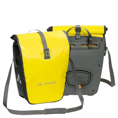 Image de VAUDE Aqua Sacoche arrière pour vélo 48 L Tissu, Polyuréthane Noir, Jaune