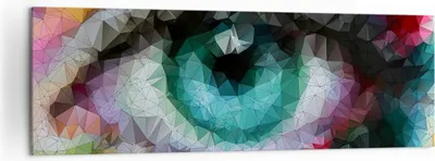 Produktbild von Bild auf Leinwand - Leinwandbild - elegant Diamant futuristic geometrisch - 160x50cm - Wand Bild - Wanddeko - Leinwanddruck - Bilder - Kunstdruck - Leinwand bilder - Wandkunst - AB160x50-3172