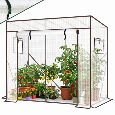 Produktbild von Gewächshausfolie, 200x170x77 cm, stabiles Tomatengewächshaus mit Belüftung