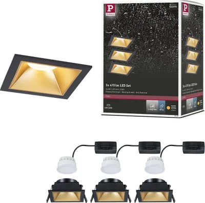 Produktbild von Paulmann LED Einbauleuchte Cole 3er-Set