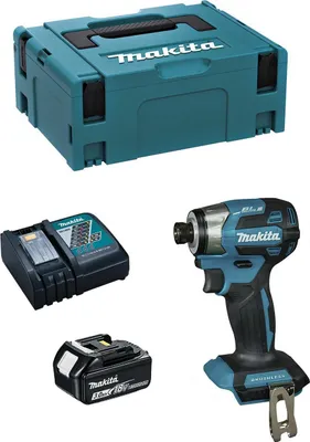 Produktbild von Schlagschrauber MAKITA DTD173RFJ1 (1 x 3,0 Ah + DC18RC + MAKPAC 2)