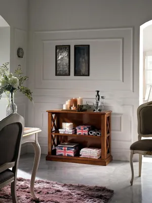 Produktbild von Bücherregal Vitrine Vitrinen Schränke Klassische Schrank Bücherschrank Holz Neu