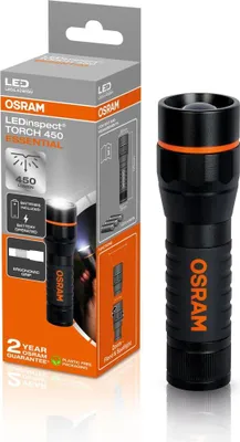 Image de Lampe torche LED 4,5 V 6,8 W 6 500 K 450 lm Expertise en éclairage Lampe d'inspection OSRAM