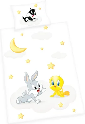 Produktbild von Looney Tunes Bettwäsche " Green" / 40x60 cm + 100x135 cm