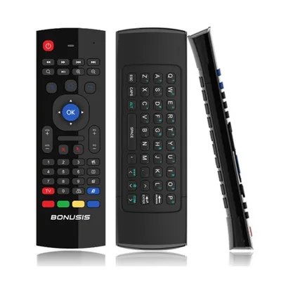 Produktbild von Q97C Air Mouse 2.4G – Funk-Tastatur mit Maus & IR-Fernbedienung für Android TV, Windows, Mac, Linux