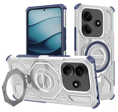 Zdjęcie produktu dla Techsuit PRO Etui na Xiaomi Redmi Note 14 5G - niebieskie przezroczyste