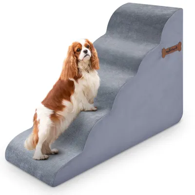 Haustiertreppe für kleine Hunde, 5 Stufen, 40x87x60 cm, rutschfest