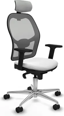 Produktbild von Bürostuhl mit Kopfstütze Piqueras y Crespo 2D086N2 Weiß