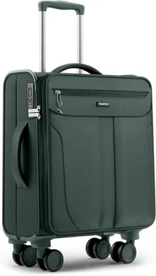Produktbild von Handgepäck Stoffkoffer M, Laptopfach bis 15,6 Zoll, 4 Rollen, TSA-Schloss, wasserabweisend, erweiterbar
