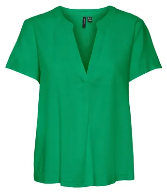 Immagine prodotto di VERO MODA, top da donna modello Vmmymilo in tessuto leggero, colore verde brillante, taglia M (EU)