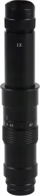 Produktbild von Rosfix C-Mount Objektiv WD40‑50 | Mikroskop‑Zoom 600X | 0.7–4.5X | Arbeitsabstand 40–50 mm | Vollmetall | Barlow 1X | Eyelens 1X