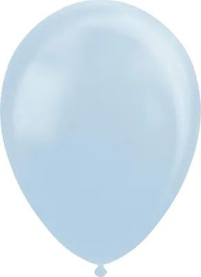 Productafbeelding van Globos - Ballonnen, parelmoer, lichtblauw, 30 cm, 10 stuks.