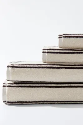 Produktbild von Handtuch LINE, Beige-Braun, 30 x 50 cm, 100 % Baumwolle