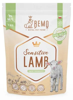 Produktbild von BEMO Sensitive Lamb Medium/Large Mono - dry dog food - 1kg