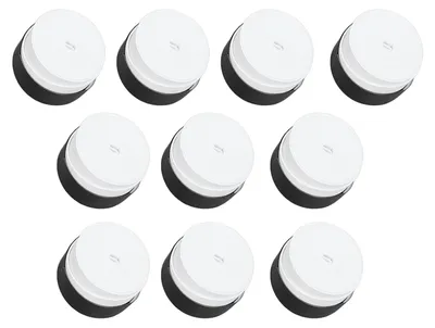 Obrázek produktu pro 10 kusů protiskluzové pásky na grip tenisové rakety, pohodlné, savé, vhodné pro badmintonové rakety, udice a squashové rakety, bílé