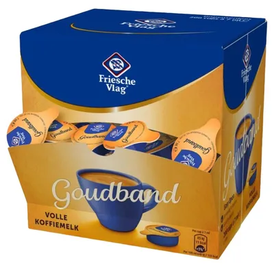 Obrázok produktu pre Friesche Vlag Goudband Koffiemelk 200x7g (1400g) Alternatíva smotanového mlieka
