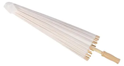 Produktbild von Papier-Sonnenschirm, 59 cm - Dekorativer Regenschirm - DIY-Kunstwerk - Hochzeitsdekoration - Foto-Requisiten - Robuste Streben