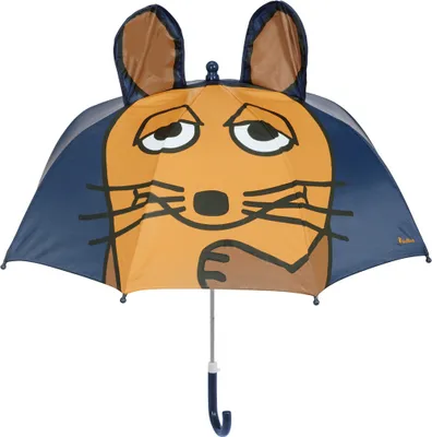 Produktbild von Regenschirm mit Ohren Junior 70 cm Polyester Marine