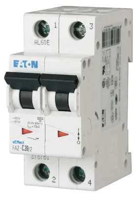 Image de Eaton FAZ-C6/2 Disjoncteur miniature de type C (278754)