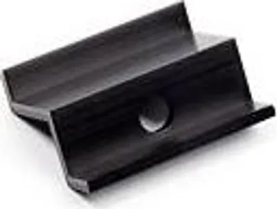 Obrázek produktu pro Krajní úchyt KU 35 Al, výška 22 mm pro panely s rámečkem - černý elox
