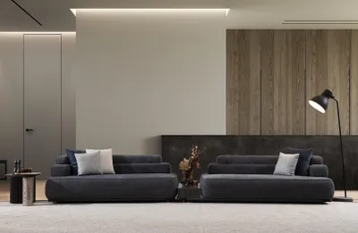 Produktbild von Wohnzimmer garnitur Eckosfa Sofa Sessel Couchtisch Modern Textil Komplett Neu