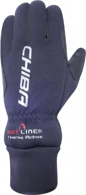 Produktbild von CHIBA Thermo Aktiv - winddichte, beheizbare Radhandschuhe XS schwarz