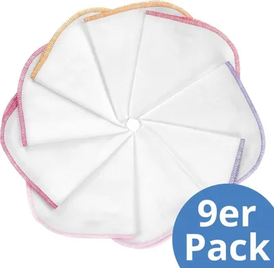 Produktbild von Makian Molton Flanell Baby Waschlappen 9er Pack